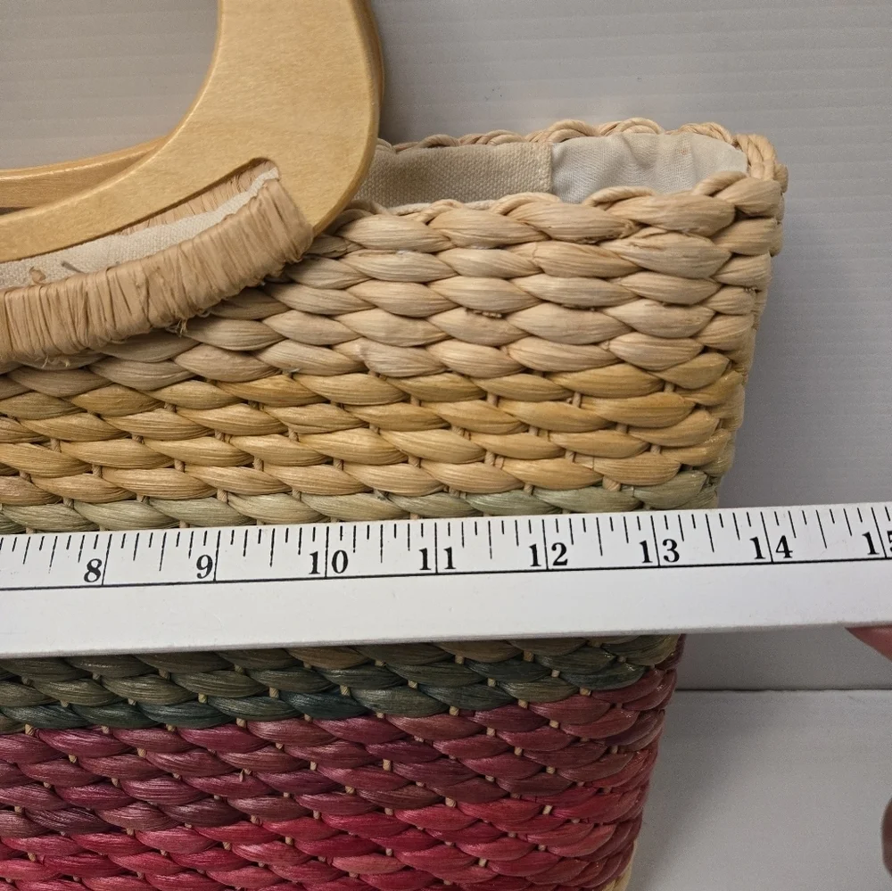 Capella Starworld large seashell purse with‎ plastic handles